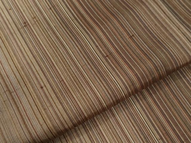 平和屋着物●上質な紬 縞 正絹 逸品 CABB4475yc