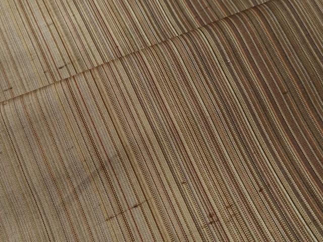 平和屋着物●上質な紬 縞 正絹 逸品 CABB4475yc