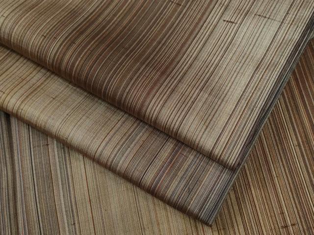 平和屋着物●上質な紬 縞 正絹 逸品 CABB4475yc
