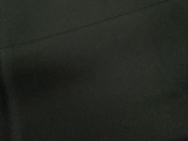 平和屋着物●男性　黒紋付　羽織セット　作家物　羽裏：風景文　正絹　逸品　CABB4476yc