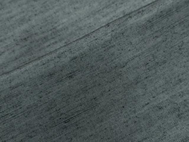 平和屋着物●男性　紬　アンサンブル　色無地　灰色　キングサイズ　正絹　逸品　未使用　CABB4483yc