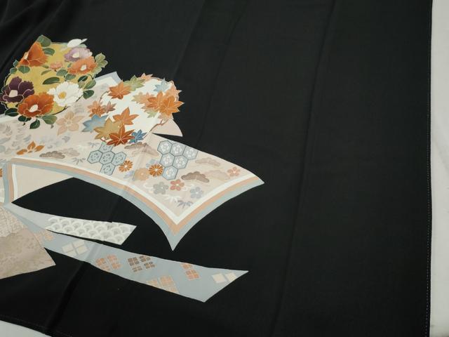 平和屋着物●創業460年・千總　黒留袖　駒刺繍　鬘帯吉祥草花丸文　金彩　大丸扱い　正絹　逸品　CABB4506yc 2026年最新】Yahoo!オークション -千總 黒留袖の中古品・新品・未使用
