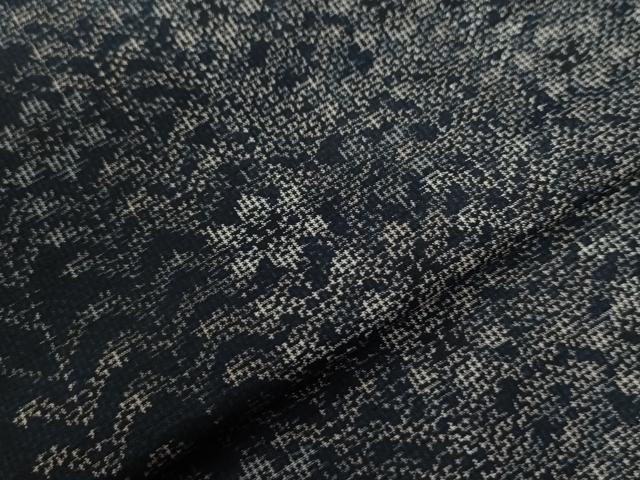 平和屋着物○上質な紬 草花文 正絹 逸品 CABB4508yc