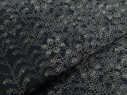 平和屋着物●上質な紬　草花文　正絹　逸品　CABB4508yc
