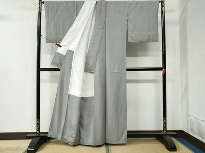 平和屋着物●伝統工芸師 服部光擴 江戸小紋 角通し 正絹 逸品 CABB4526yc