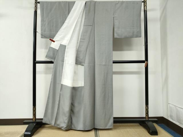 平和屋着物●伝統工芸師 服部光擴 江戸小紋 角通し 正絹 逸品 CABB4526yc