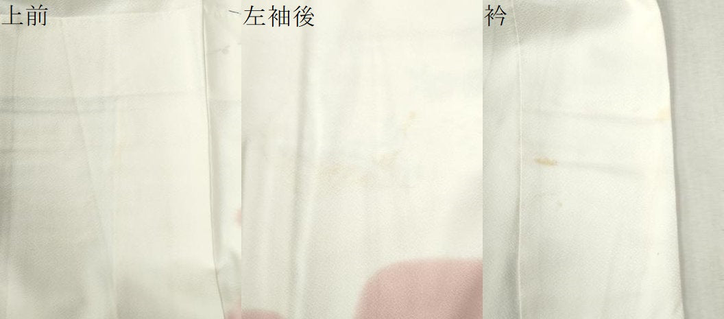 平和屋着物●訪問着 駒刺繍 霞花車文 暈し染め 金彩 正絹 逸品 CABB4548yc