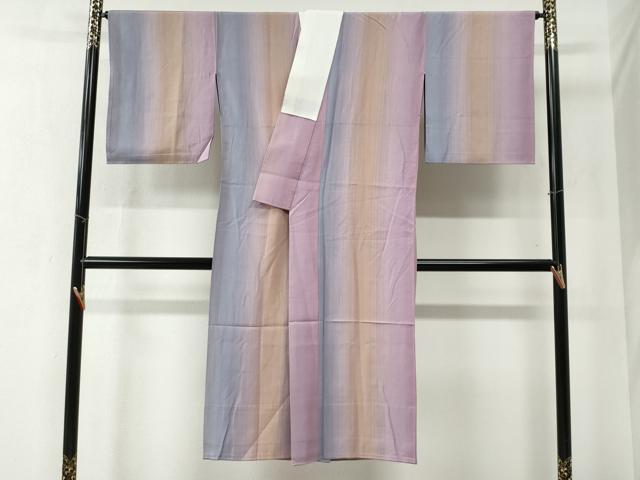平和屋着物●長襦袢　無双仕立て　霞文　正絹　逸品　CABB4800yc