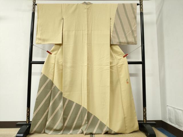 平和屋着物●染色の魔術師 染乃座・大久保玄才 そめのざ玄才 訪問着 吉祥文 正絹 逸品 CABB4556yc