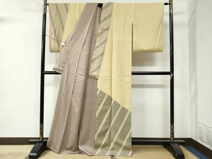 平和屋着物●染色の魔術師 染乃座・大久保玄才 そめのざ玄才 訪問着 吉祥文 正絹 逸品 CABB4556yc