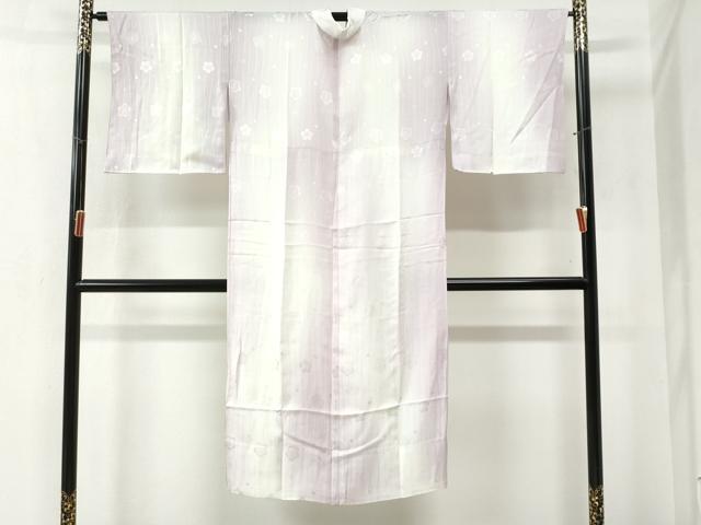 平和屋着物●長襦袢　梅地紋　暈し染め　正絹　逸品　未使用　CABB4564yc