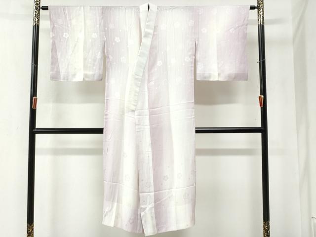 平和屋着物●長襦袢　梅地紋　暈し染め　正絹　逸品　未使用　CABB4564yc