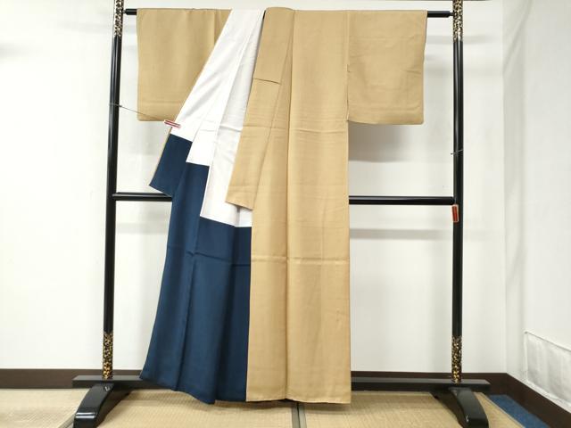 平和屋着物●江戸小紋 鮫小紋柄 正絹 逸品 CABB4565yc