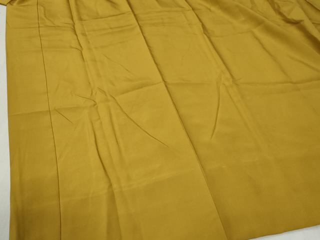 平和屋着物●長襦袢　袷　山吹茶色　正絹　逸品　未使用　CABB4574yc