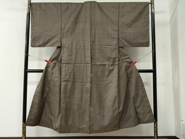 平和屋着物●本場大島紬　160亀甲　総詰め　正絹　逸品　CABB4575yc
