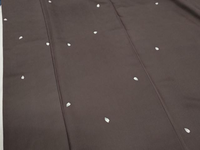 平和屋着物●上質な小紋　舞花弁　正絹　逸品　CABB4591yc