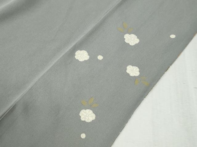 平和屋着物●訪問着　駒刺繍　絞り　道長吉祥草花文　金彩　正絹　逸品　CABB4592yc 平和屋着物○訪問着 駒刺繍 絞り 道長吉祥草花文 金彩 正絹 逸品