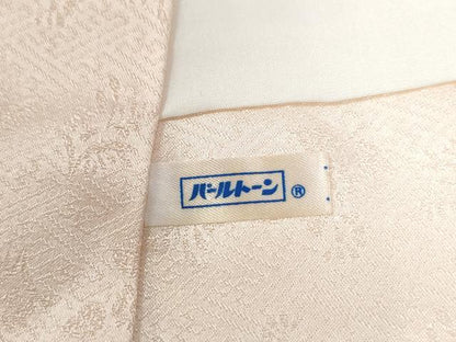 平和屋着物●訪問着　駒刺繍　草花文　金彩　ロング丈　正絹　逸品　CABB4595yc