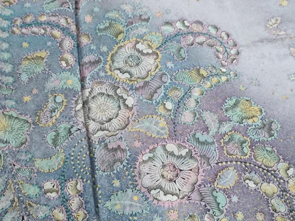 平和屋着物●訪問着　辻が花　暈し染め　金彩　正絹　逸品　CABB4597yc
