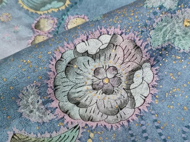 平和屋着物●訪問着　辻が花　暈し染め　金彩　正絹　逸品　CABB4597yc