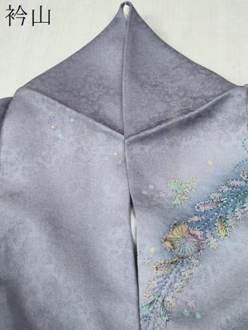 平和屋着物●訪問着　辻が花　暈し染め　金彩　正絹　逸品　CABB4597yc