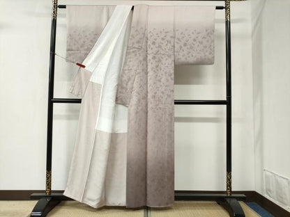 平和屋着物●染織作家　生沼忠　色留訪問着　宝尽くし地紋　暈し染め　正絹　逸品　CABB4602yc