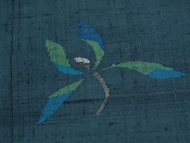平和屋着物○西陣 宮階織物 宮繍苑 里葉 訪問着 紬