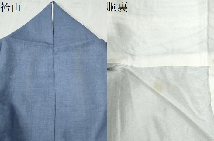 平和屋着物●本場結城紬 重要無形文化財 色無地 紅碧色 やまと誂製 正絹 逸品 CABB4622yc