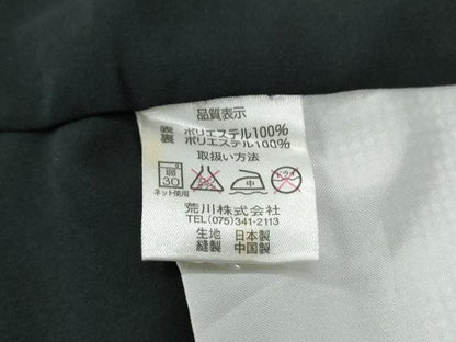 平和屋着物●江戸小紋 角通し 黒地 洗える着物 CABB4623yc