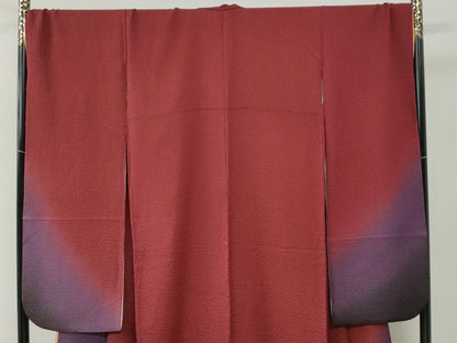 平和屋着物●豪華振袖　霞文　暈し染め　金通し地　正絹　逸品　CABB4632yc