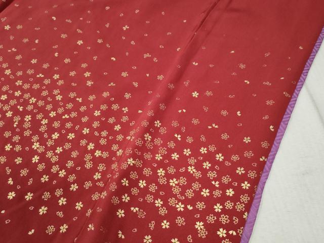 平和屋着物●豪華振袖　霞文　暈し染め　金通し地　正絹　逸品　CABB4632yc