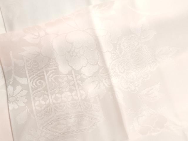 平和屋着物●振袖用長襦袢　無双仕立て　貝桶草花地紋　暈し染め　やまと誂製　正絹　逸品　未使用　CABB4636yc