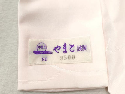平和屋着物●振袖用長襦袢　無双仕立て　貝桶草花地紋　暈し染め　やまと誂製　正絹　逸品　未使用　CABB4636yc