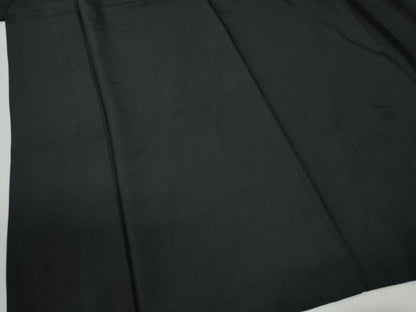 平和屋着物●男性 黒紋付 正絹 逸品 CABB4647yc