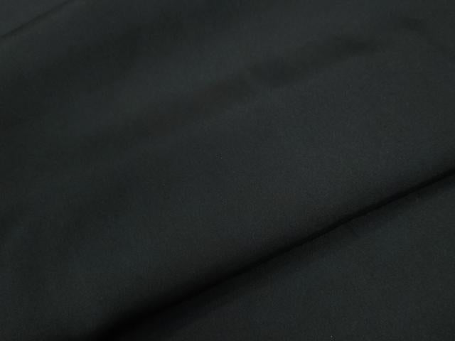 平和屋着物●男性 黒紋付 正絹 逸品 CABB4647yc