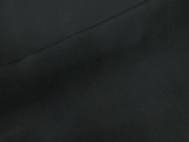 平和屋着物●男性 黒紋付 正絹 逸品 CABB4647yc