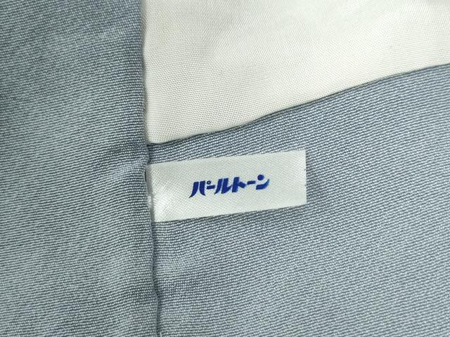 平和屋着物●訪問着 作家物 ろうけつ染め 横段蓮の葉文 正絹 逸品 CABB4649yc