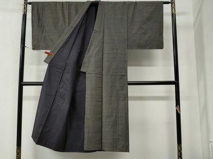 平和屋着物●男性　本場大島紬　アンサンブル・長襦袢セット　吉祥文　正絹　逸品　CABB4656yc