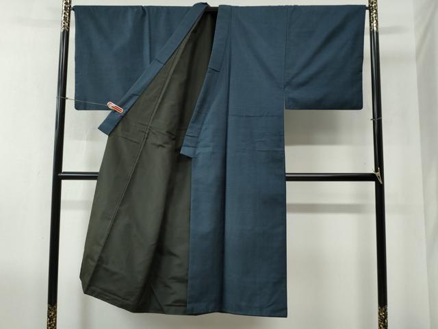 平和屋着物●男性　本場大島紬　アンサンブル・長襦袢セット　100亀甲　総詰め　正絹　逸品　CABB4662yc