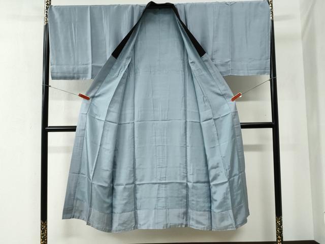 平和屋着物●男性　本場大島紬　アンサンブル・長襦袢セット　格子　正絹　逸品　未使用　CABB4664yc