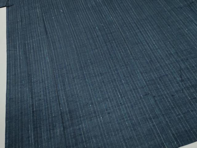 平和屋着物●男性　紬　アンサンブル　縞　正絹　逸品　CABB4667yc