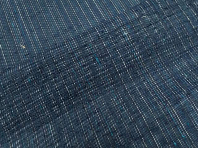 平和屋着物●男性　紬　アンサンブル　縞　正絹　逸品　CABB4667yc