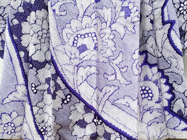 平和屋着物●豪華振袖　総絞り　更紗花唐草文　正絹　逸品　未使用　CABB4675yc
