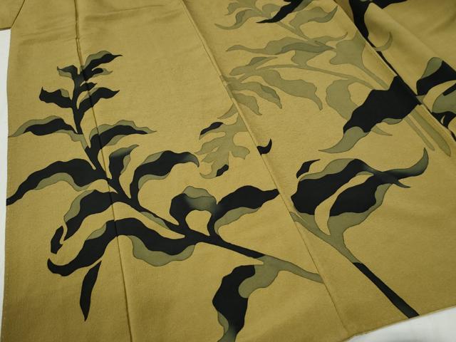 平和屋着物●訪問着　草木文　正絹　逸品　CABB4685yc 平和屋着物○訪問着 草木文 正絹 逸品 CABB4685yc