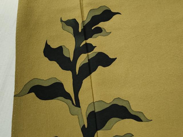 平和屋着物●訪問着　草木文　正絹　逸品　CABB4685yc