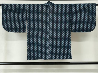 平和屋着物●久留米絣 アンサンブル 吉祥文 綿 逸品 CABB4691yc