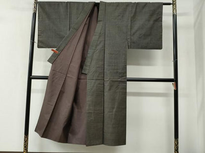 平和屋着物●男性 本場大島紬 アンサンブル 100亀甲 総詰め 正絹 逸品 CABB4702yc