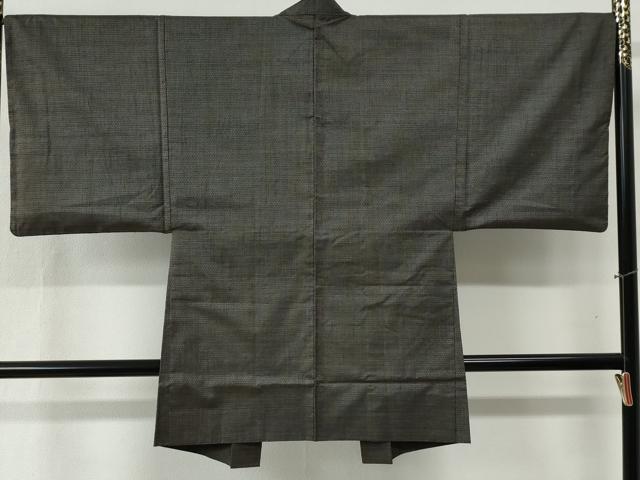 平和屋着物●男性 本場大島紬 アンサンブル 100亀甲 総詰め 正絹 逸品 CABB4702yc