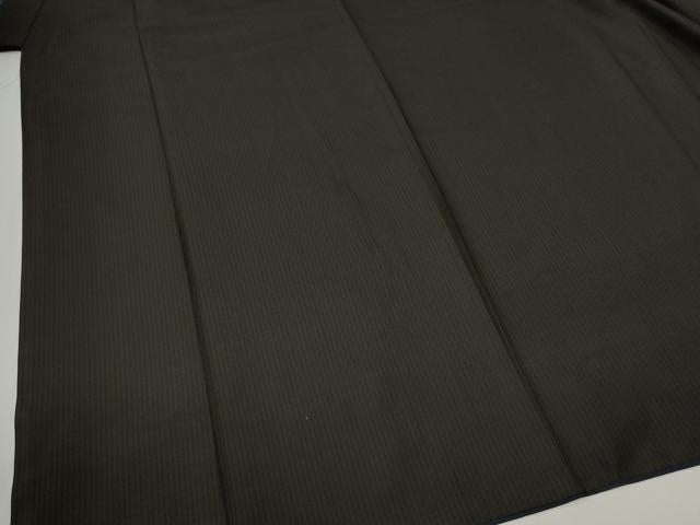 平和屋着物●男性 紬 アンサンブル 縞 正絹 逸品 CABB4703yc