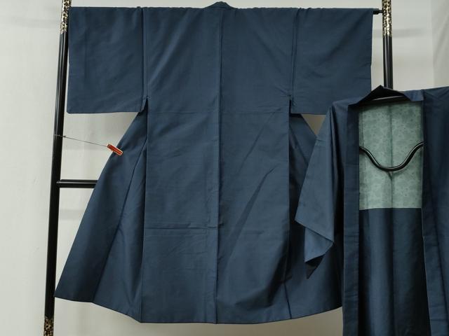 平和屋着物●男性　本場大島紬　アンサンブル　80亀甲　総詰め　正絹　逸品　CABB4709yc